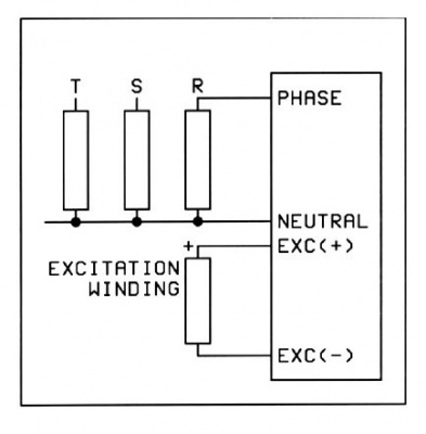 Регулятор напряжения генератора AVR-5 (вых.5А 0-115В)